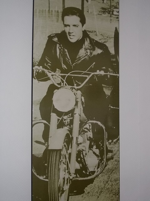 Very Large Elvis on a Motorcycle 