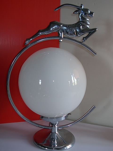 Large Art Deco Stag Lamp