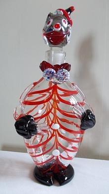 Murano? Clown Decanter