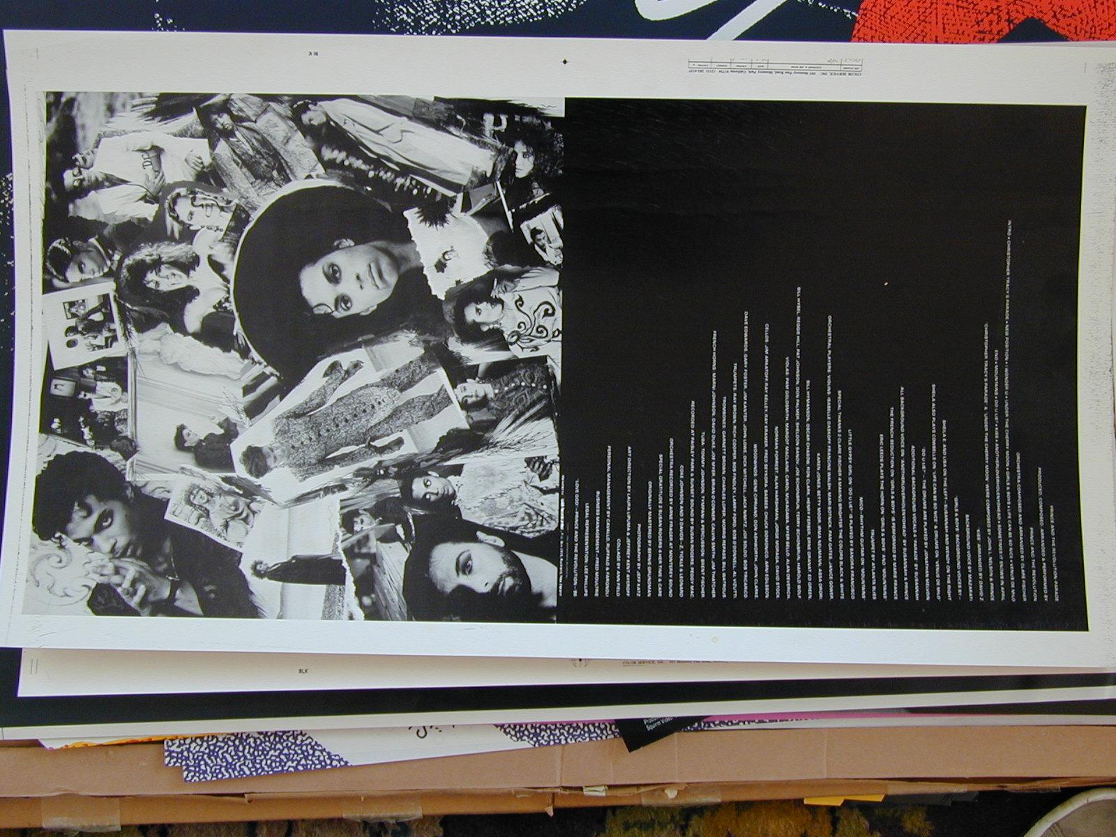 Prince record sleeve artwork