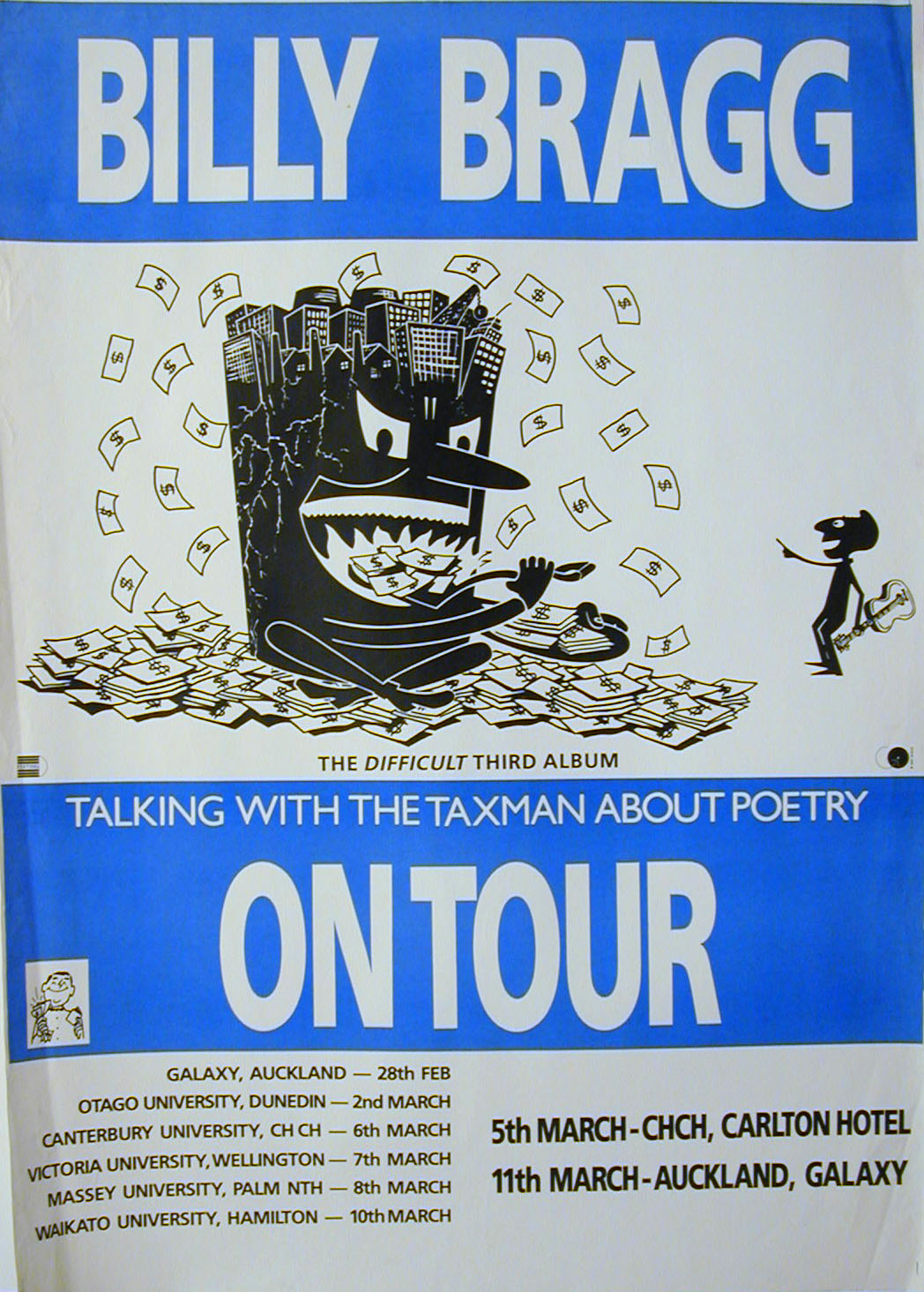Billy Bragg - Talking with the taxman about poetry - New Zealand Tour
